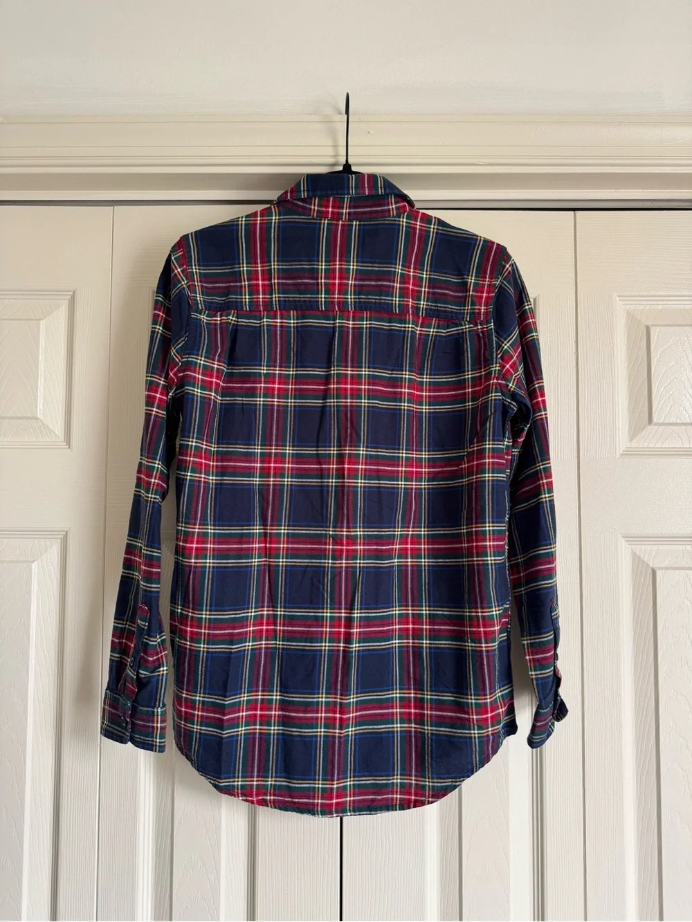 Children’s Place Holiday Plaid Button Down Shirt Boys Size 16